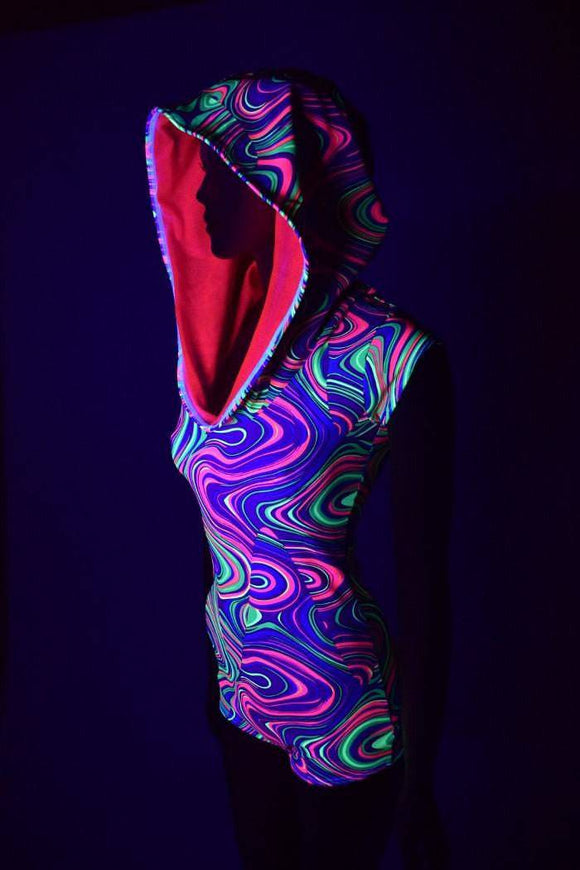 Neon Glow Worm Romper - Coquetry Clothing