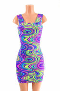 Neon Glow Worm Tank Dress - 2