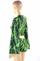 Neon Lightning Crop & Shorts Set - Coquetry Clothing