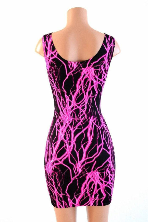 Neon Lightning Tank Dress - Coquetry Clothing