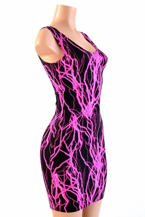 Neon Lightning Tank Dress - Coquetry Clothing
