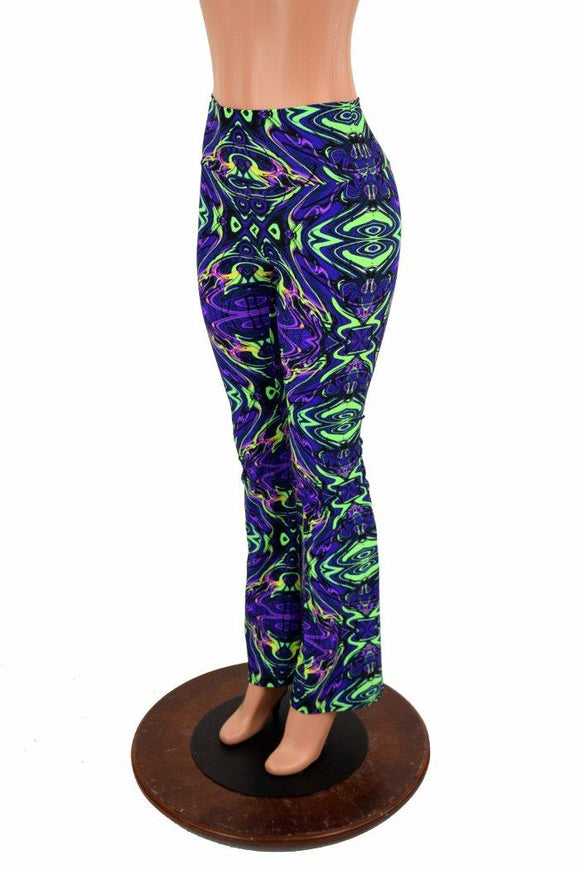 Neon Melt Boot Cut Leggings - Coquetry Clothing