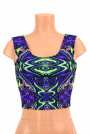 Neon Melt Crop Top - Coquetry Clothing