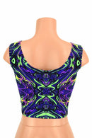 Neon Melt Crop Top - Coquetry Clothing