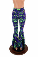 Neon Melt High Waist Bell Bottom Flares - Coquetry Clothing