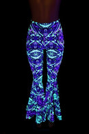 Neon Melt High Waist Bell Bottom Flares - Coquetry Clothing