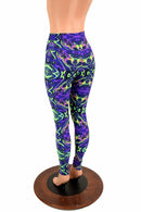 Neon Melt High Waist Leggings - Coquetry Clothing