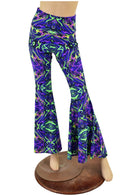 Neon Melt High Waist Solar Flares - Coquetry Clothing