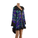 Neon Melt Pirate Coat with Star Noir Trim - Coquetry Clothing