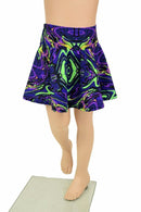 Neon Melt UV Glow Kids Skirt or Skort - Coquetry Clothing