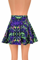 Neon Melt UV GLOW Mini Rave Skirt - Coquetry Clothing