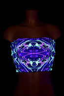 Neon Melt UV Tube Top - Coquetry Clothing