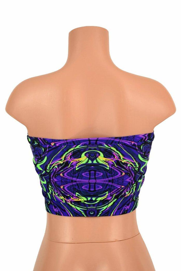 Neon Melt UV Tube Top - Coquetry Clothing