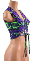Neon Melt Wrap & Tie Top - Coquetry Clothing