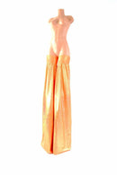 Neon Orange Sparkly Stilt Covers - Coquetry Clothing