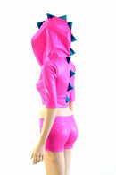 Neon Pink Dragon Hoodie Set - Coquetry Clothing