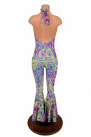 Neon UV Glow Bell Bottom Catsuit - Coquetry Clothing
