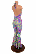Neon UV Glow Bell Bottom Catsuit - 3