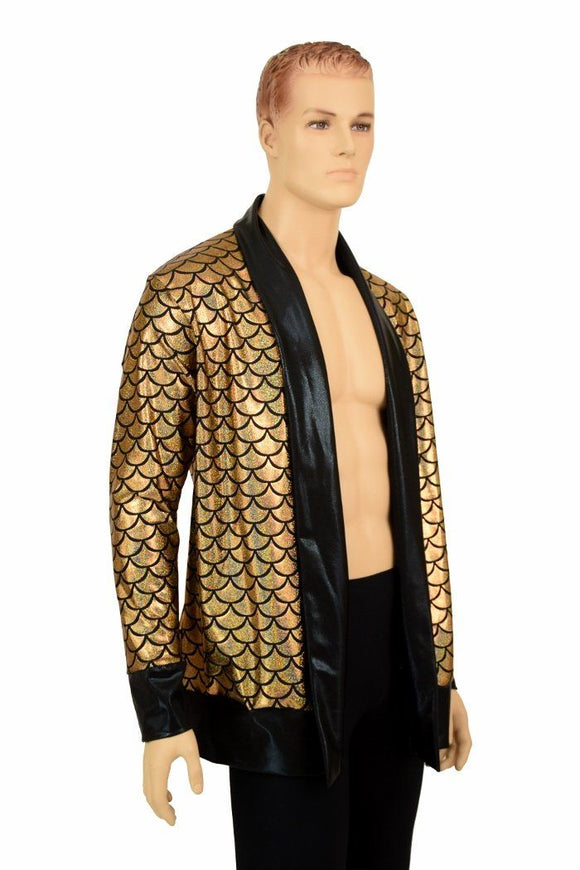 Not A Cardigan in Gold Dragon Scale - Coquetry Clothing