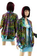 Not A Cardigan in Poisonous with Scarab Trim - Coquetry Clothing