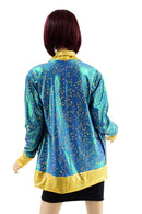 Not A Cardigan in Stardust with Gold Kaleidoscope Trim - Coquetry Clothing