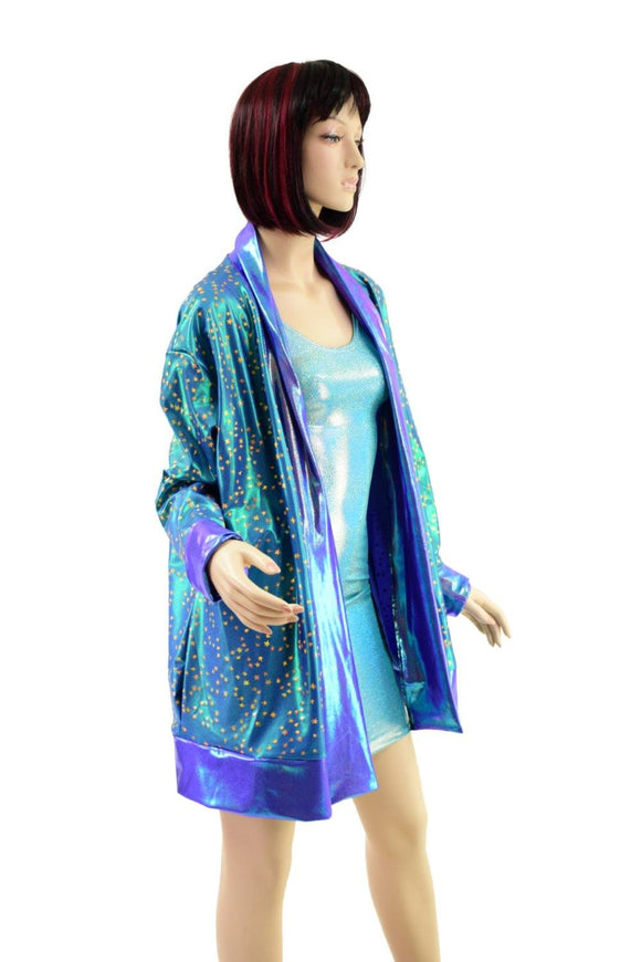 Not A Cardigan in Stardust with Moonstone Trim - Coquetry Clothing