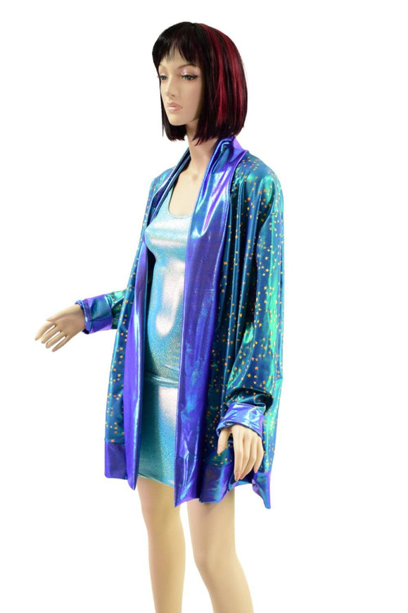 Not A Cardigan in Stardust with Moonstone Trim - Coquetry Clothing