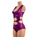 O - Ring Romper with Siren Cut Leg - Coquetry Clothing