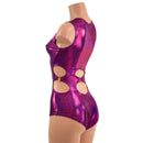 O - Ring Romper with Siren Cut Leg - Coquetry Clothing