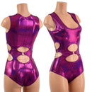 O - Ring Romper with Siren Cut Leg - Coquetry Clothing
