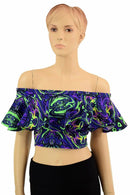 Off Shoulder Crop Top - Coquetry Clothing