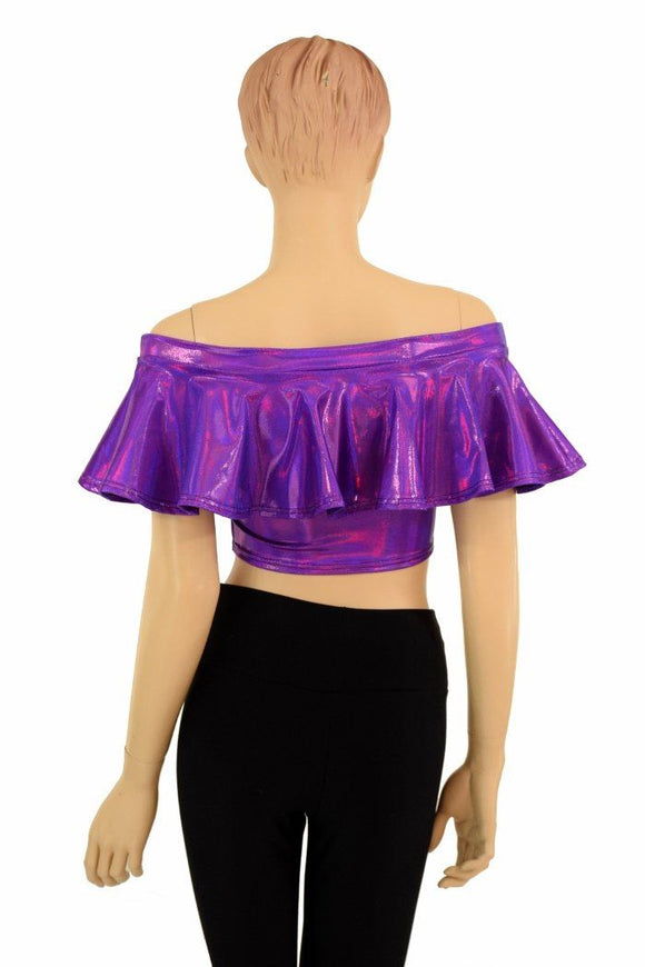Off Shoulder Crop Top - Coquetry Clothing