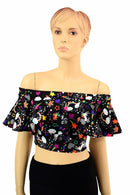 Off Shoulder Crop Top - Coquetry Clothing