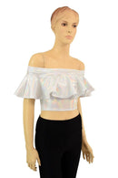 Off Shoulder Crop Top - Coquetry Clothing