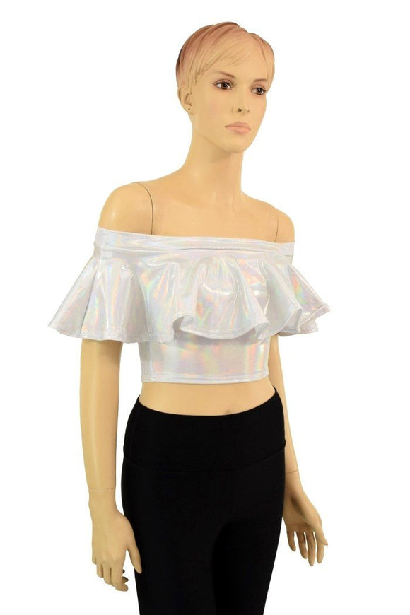 Off Shoulder Crop Top - Coquetry Clothing
