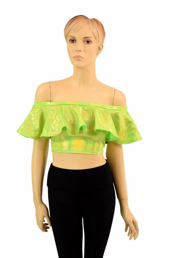 Off Shoulder Crop Top - Coquetry Clothing