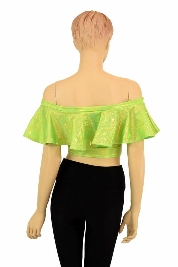 Off Shoulder Crop Top - Coquetry Clothing