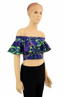 Off Shoulder Crop Top - Coquetry Clothing