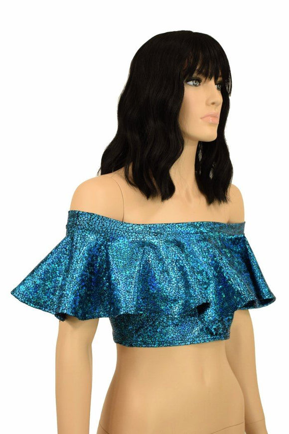 Off Shoulder Crop Top - Coquetry Clothing