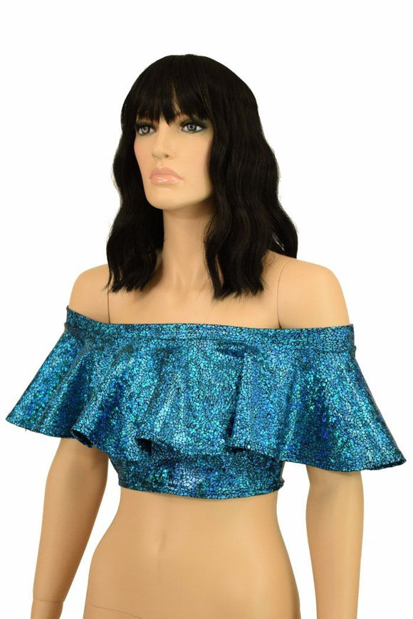 Off Shoulder Crop Top - Coquetry Clothing