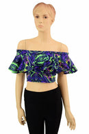 Off Shoulder Crop Top - Coquetry Clothing