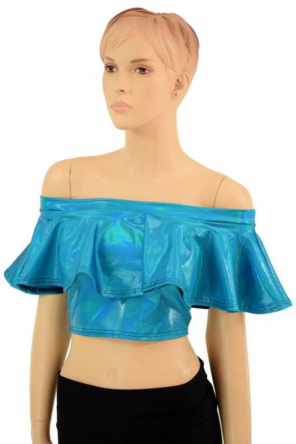 Off Shoulder Crop Top - Coquetry Clothing