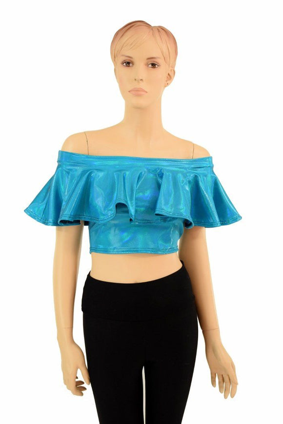 Off Shoulder Crop Top - Coquetry Clothing