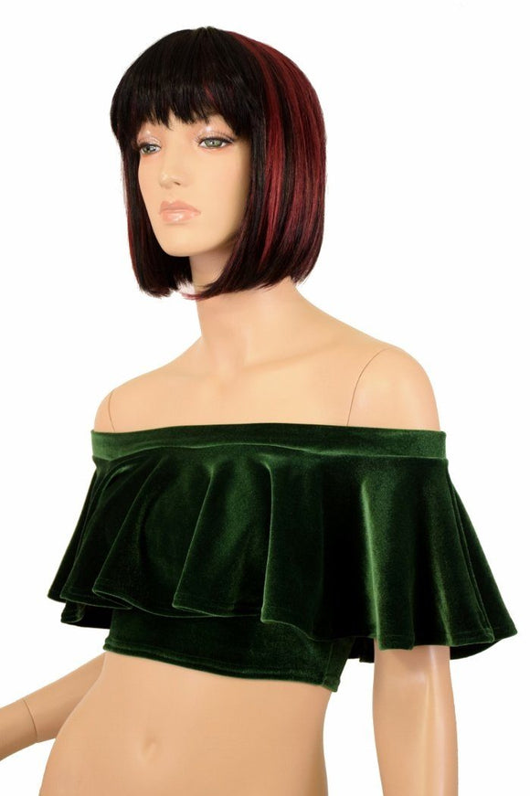 Off Shoulder Crop Top - Coquetry Clothing