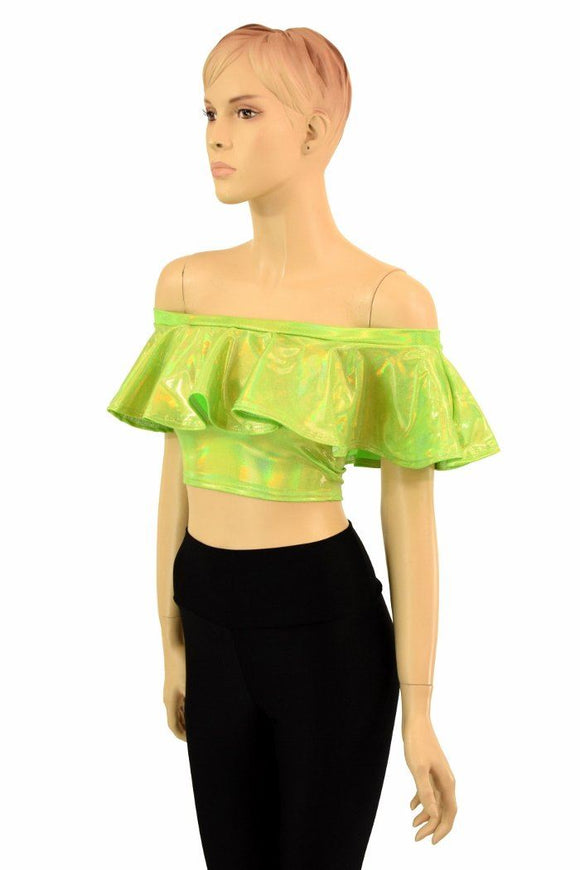 Off Shoulder Crop Top - Coquetry Clothing