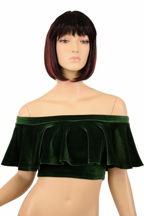 Off Shoulder Crop Top - Coquetry Clothing