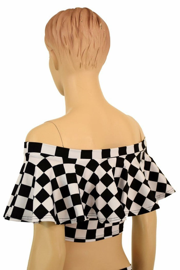 Off Shoulder Crop Top - Coquetry Clothing