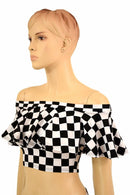 Off Shoulder Crop Top - Coquetry Clothing