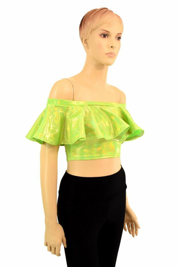 Off Shoulder Crop Top - Coquetry Clothing