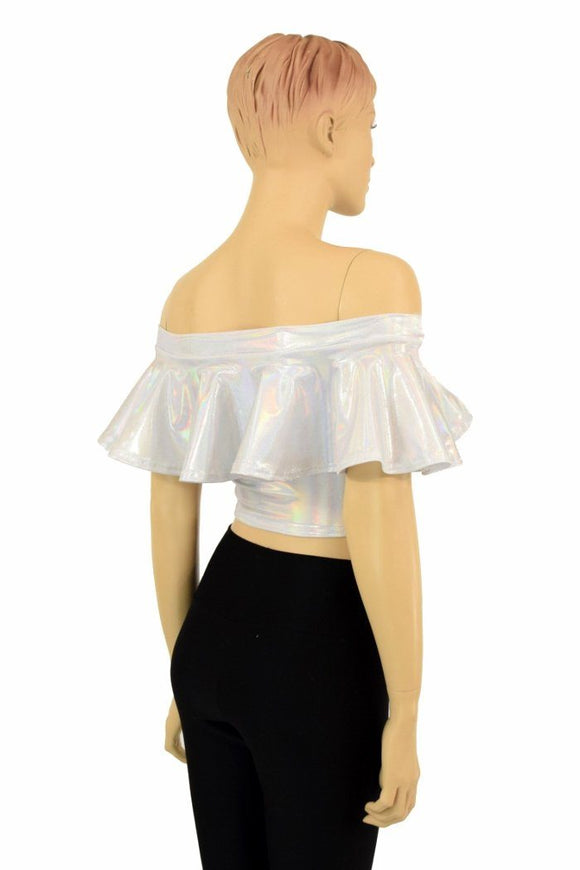 Off Shoulder Crop Top - Coquetry Clothing